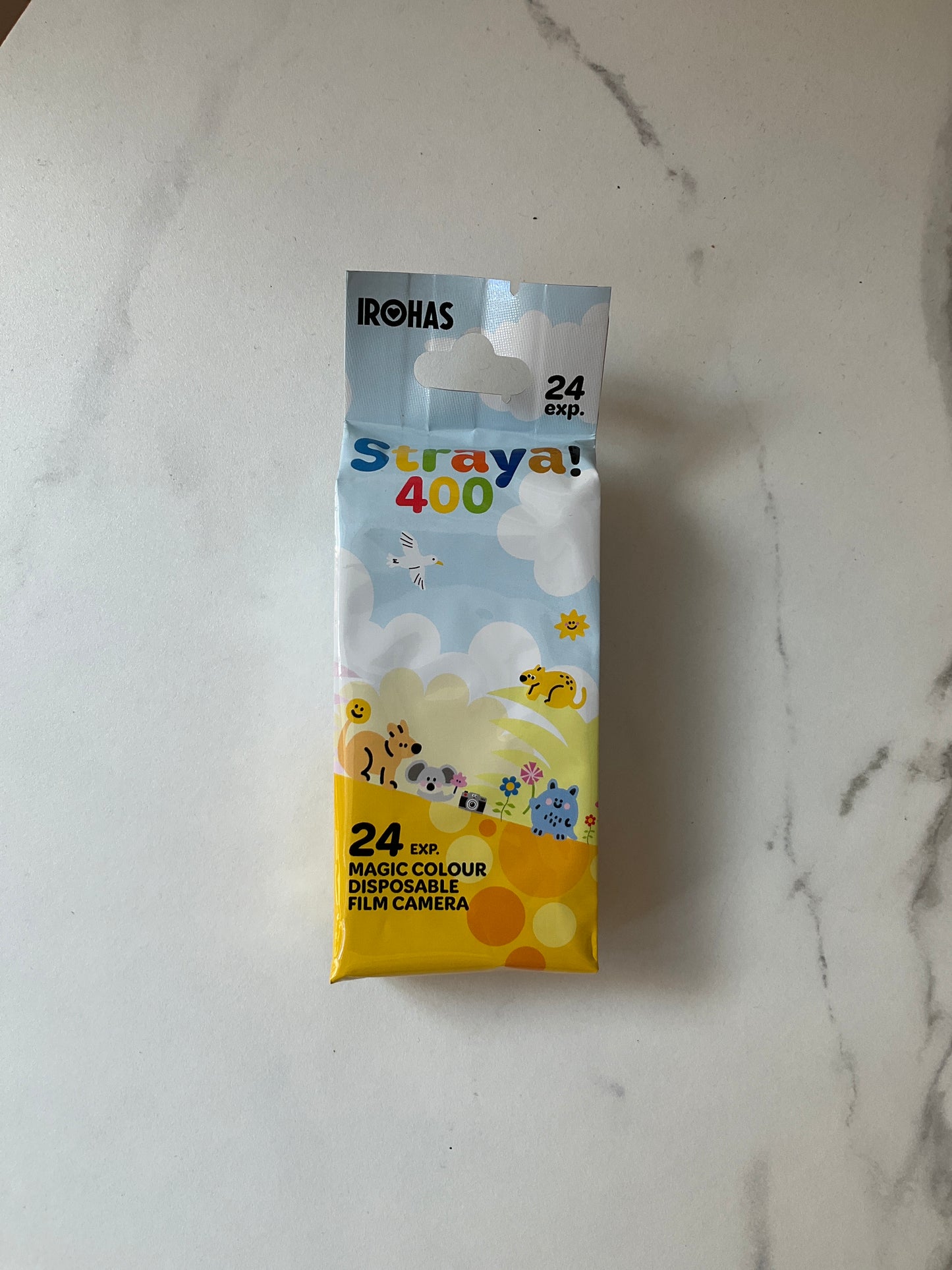 24exp Irohas Straya pre exposed Disposable Camera