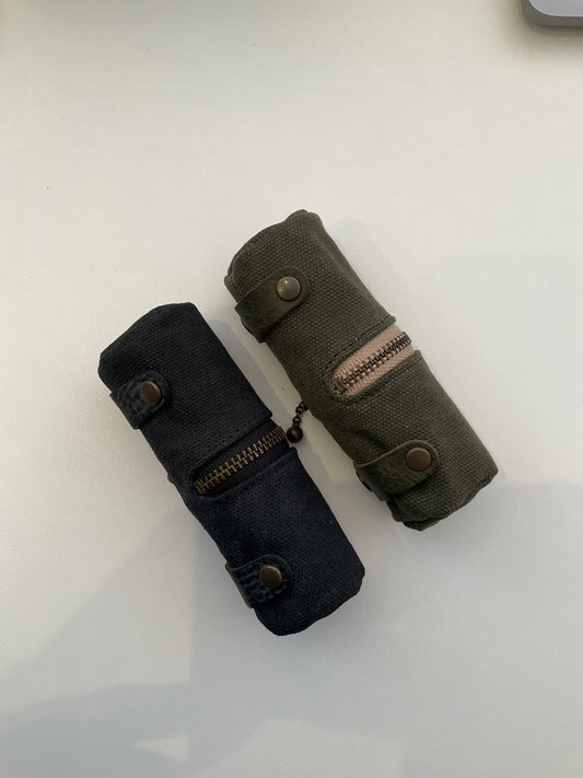 Waxed Canvas Film Pouch